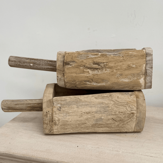 Bleach Rustic Tray With Handle - BHM HomeBoards Bowls and Trays