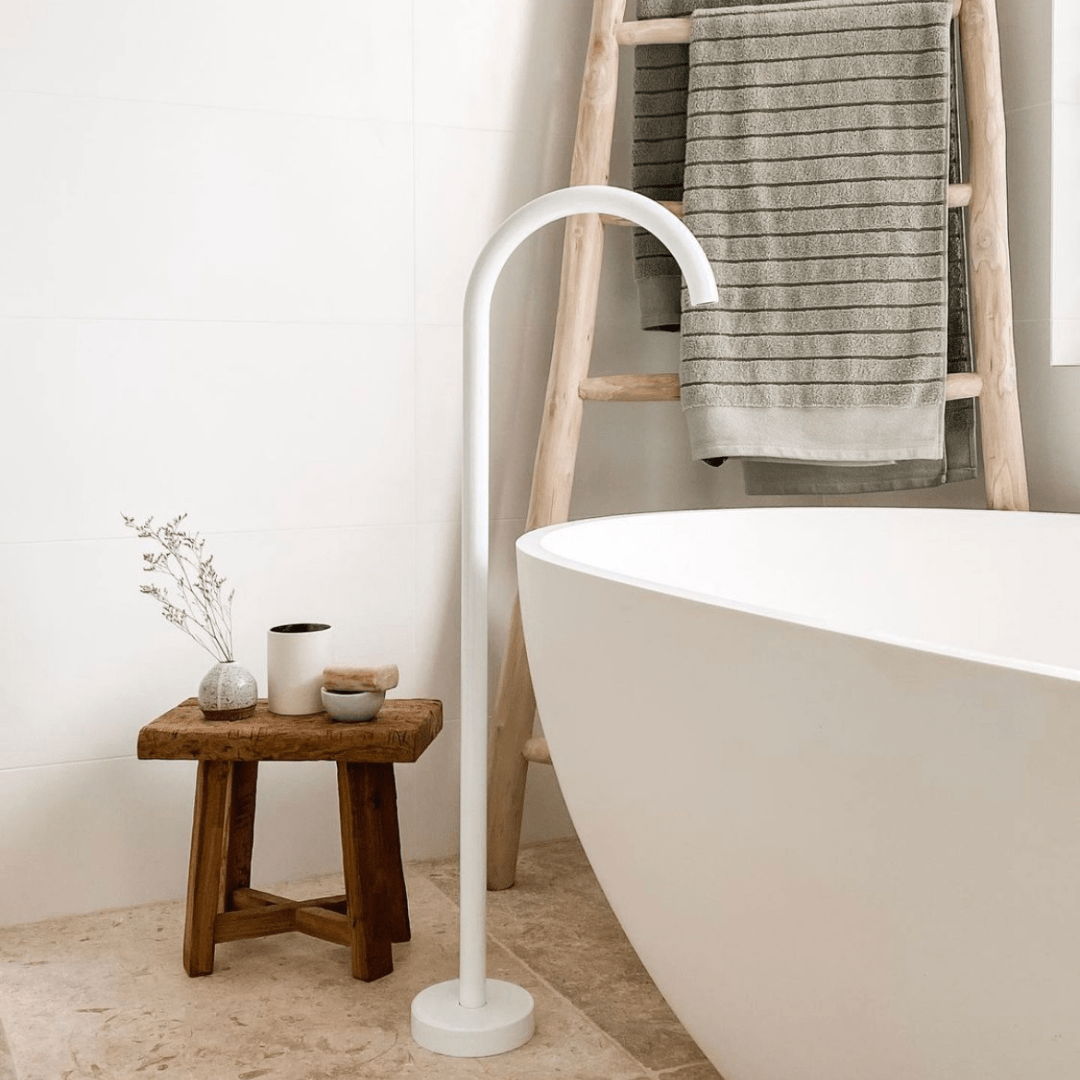 Bleached Teak Stool Natural - BHM HomeStools and Benches