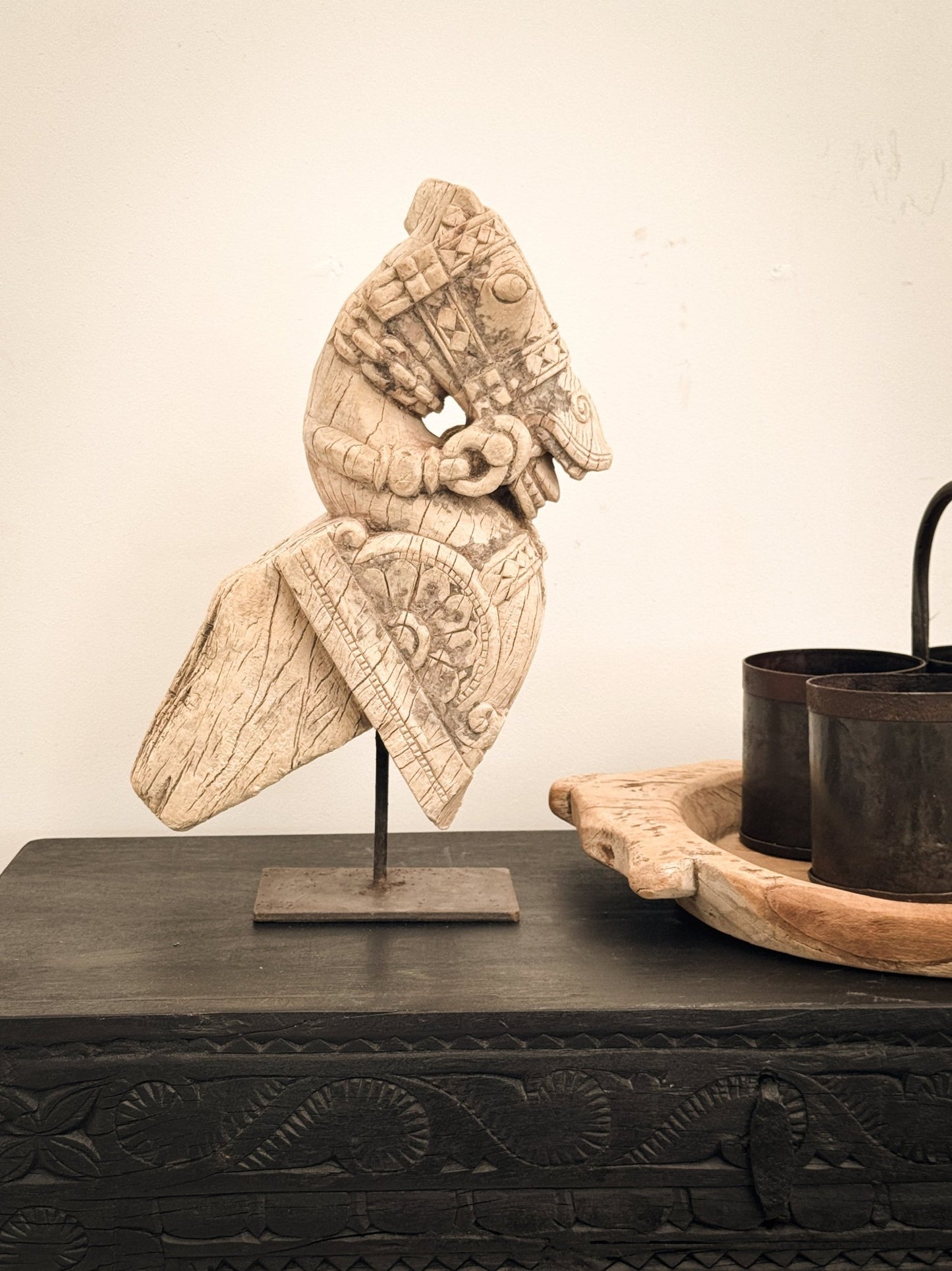 Century Old Wooden Horse | Bleach - BHM HomeCandles