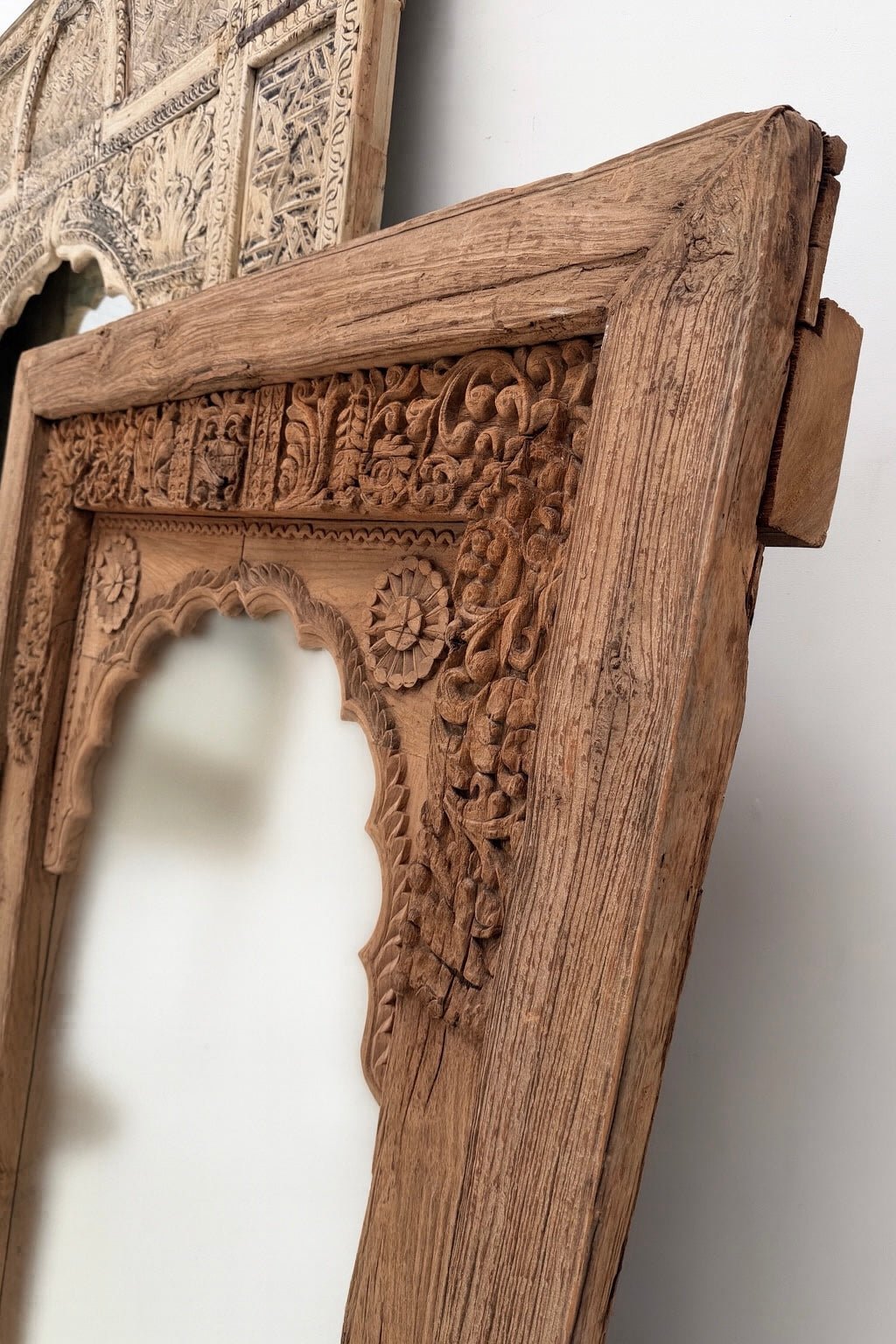Hand carved Mirror Natural - BHM HomeMirrors and Doors