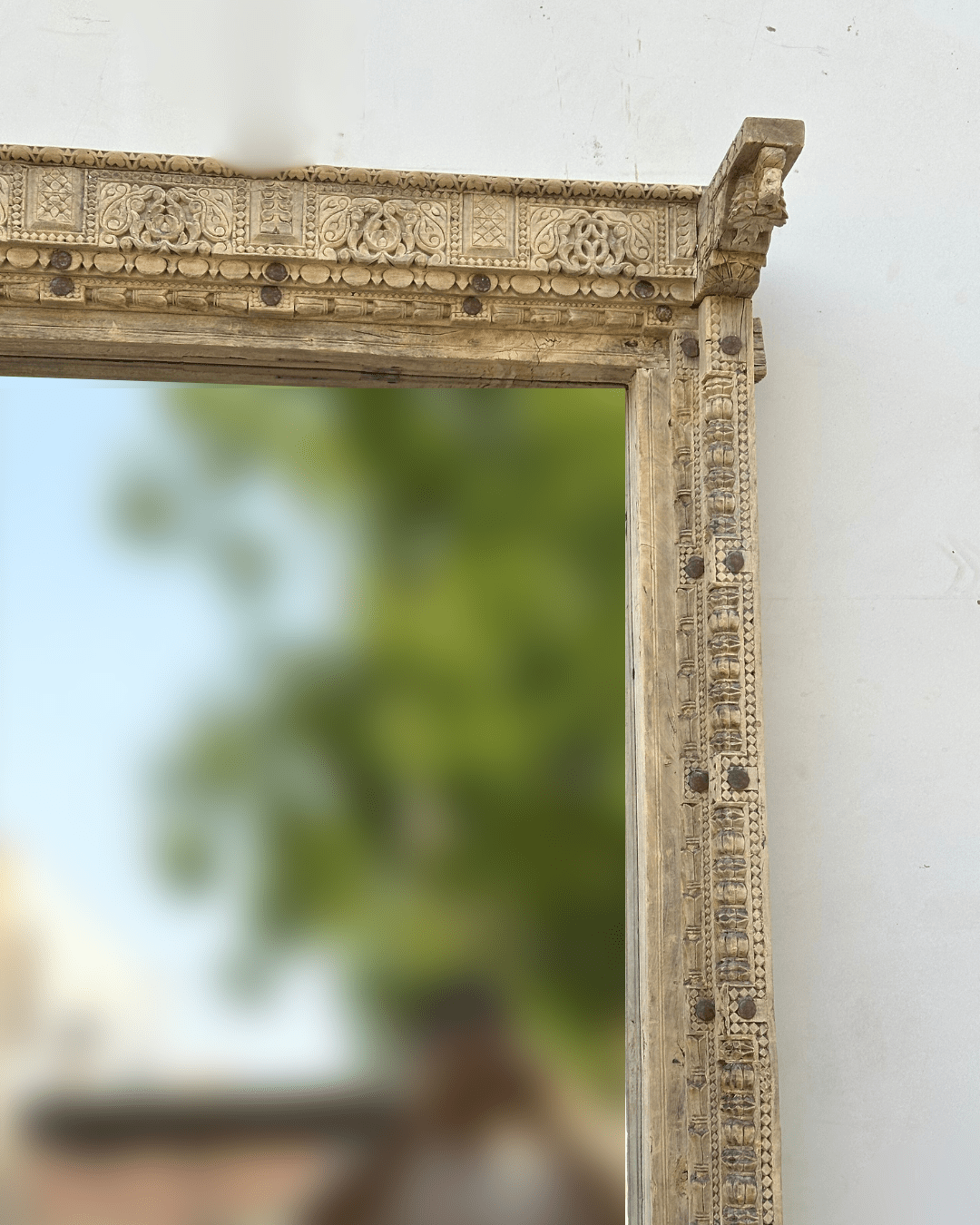 Indian Shekwati Carved Mirror - Bleach 2 - BHM HomeMirrors and Doors