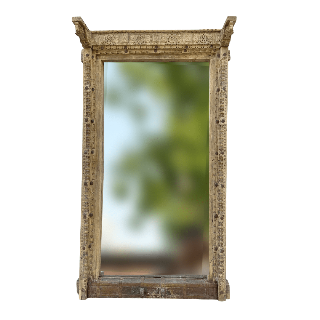 Indian Shekwati Carved Mirror - Bleach 2 - BHM HomeMirrors and Doors