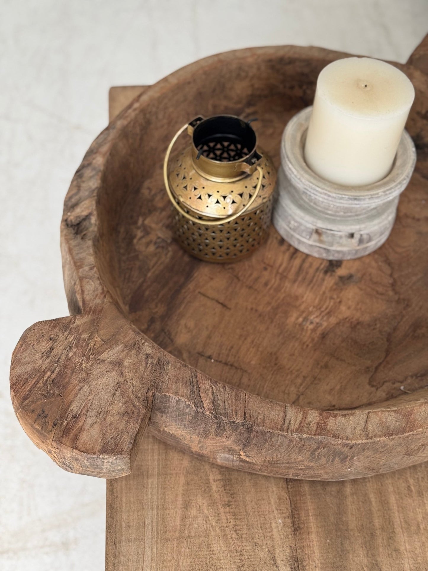 Oversized Antique Bowl 2 - BHM HomeBoards Bowls and Trays