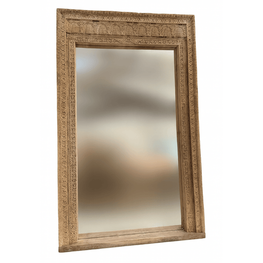 Oversized Vintage Carved Mirror - BHM HomeMirrors and Doors