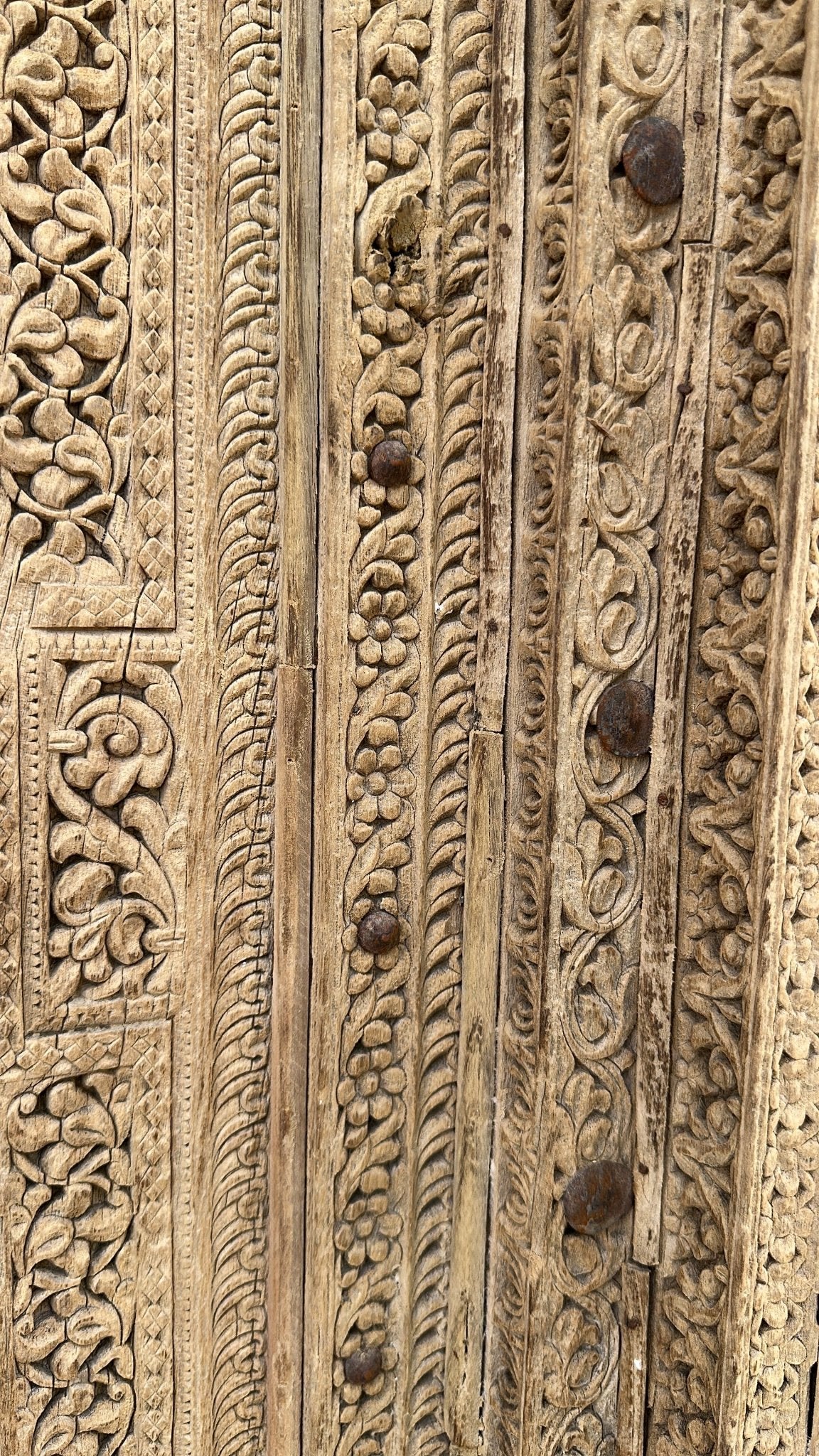 Oversized Vintage Carved Mirror - BHM HomeMirrors and Doors
