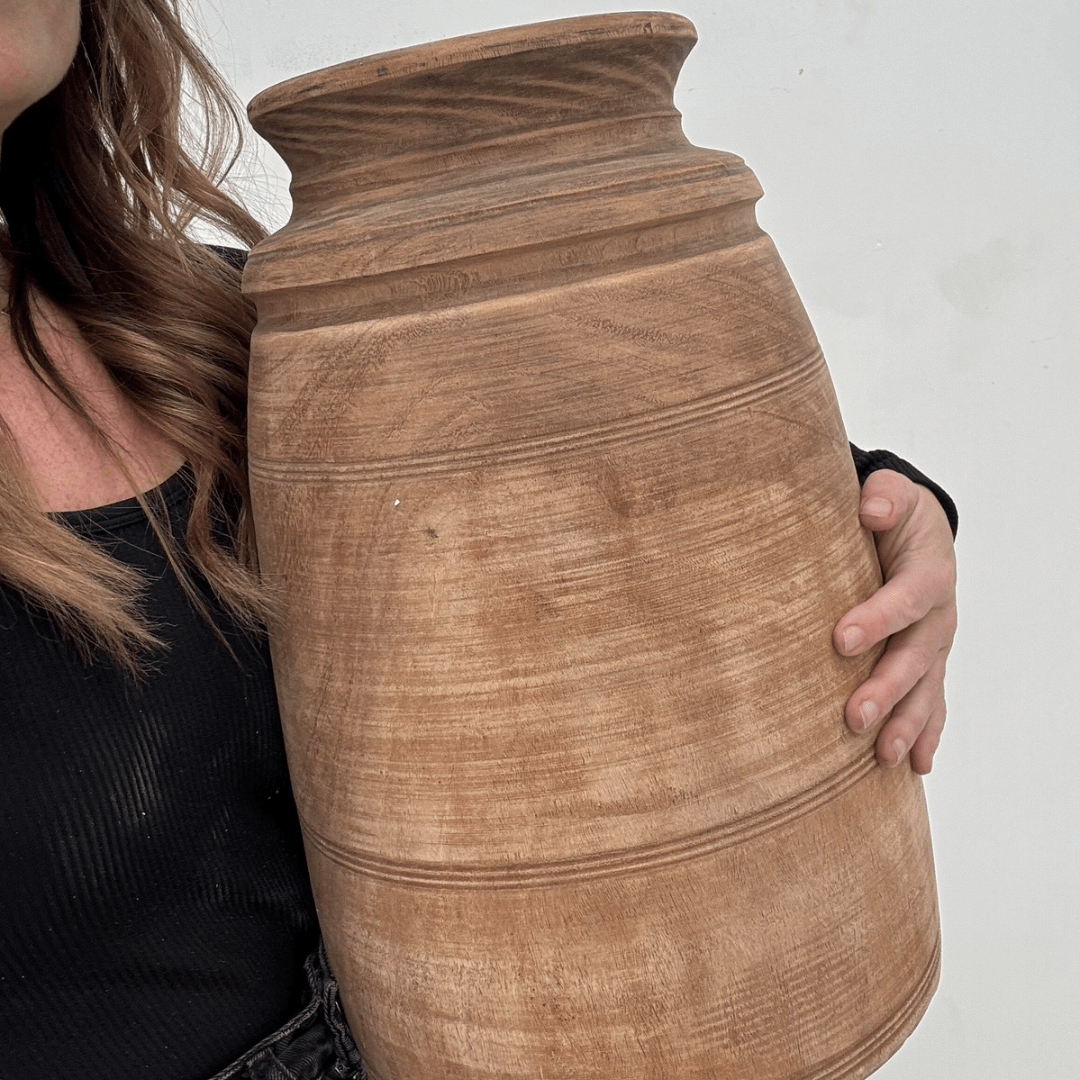 Oversized Vintage Pot | Natural 1 - BHM HomePots and Vases
