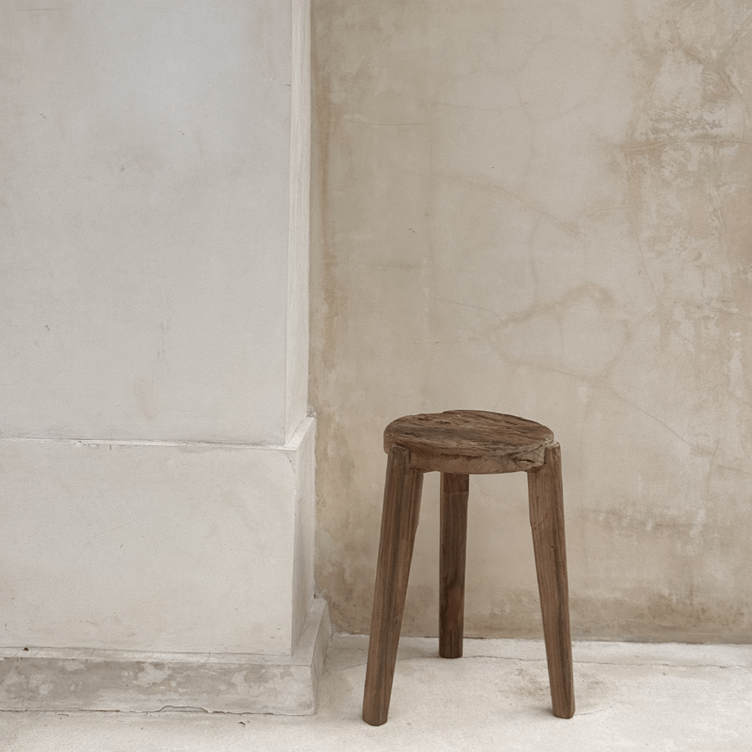 Round Stool - Natural - BHM HomeStools and Benches