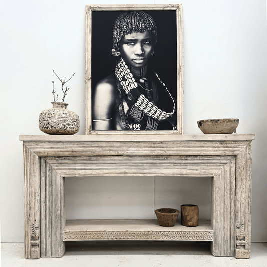 Rustic Column Console - BHM HomeConsoles