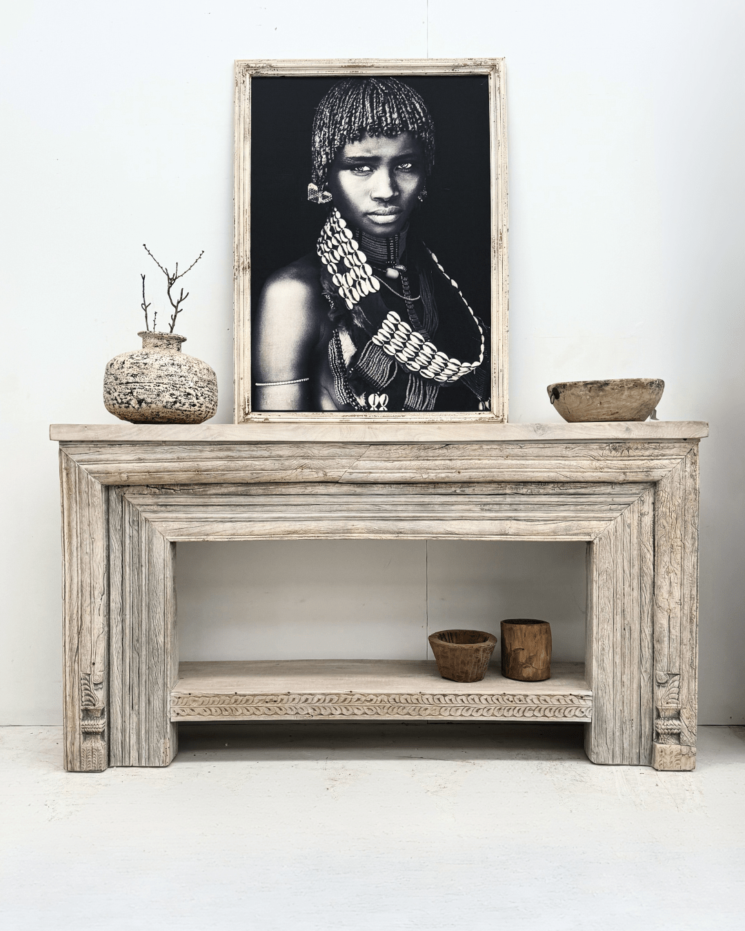 Rustic Column Console - BHM HomeConsoles