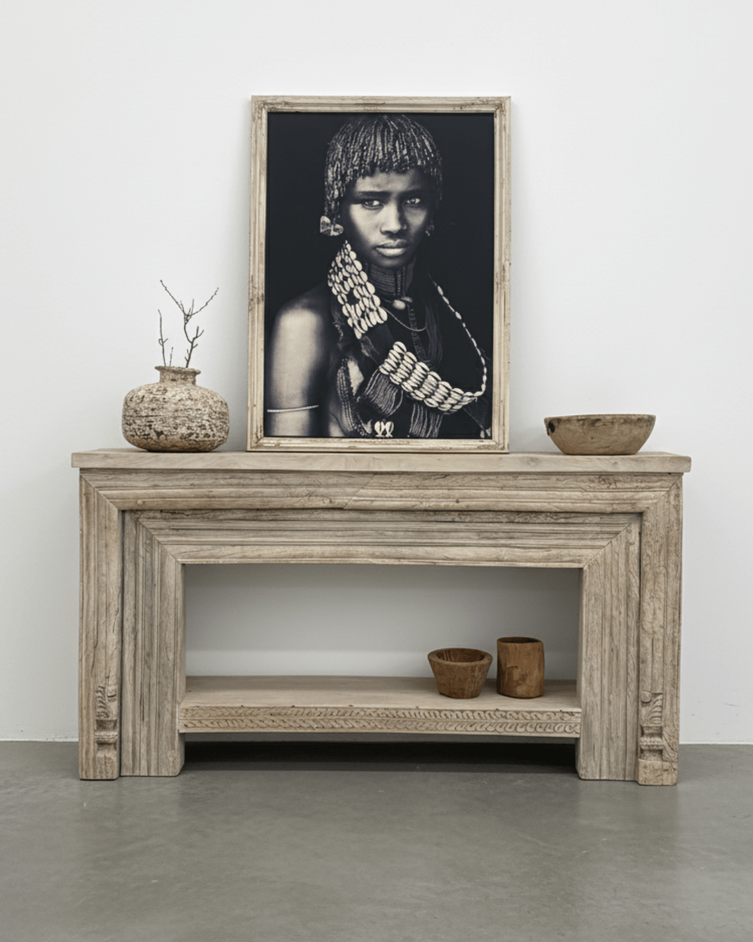 Rustic Column Console - BHM HomeConsoles