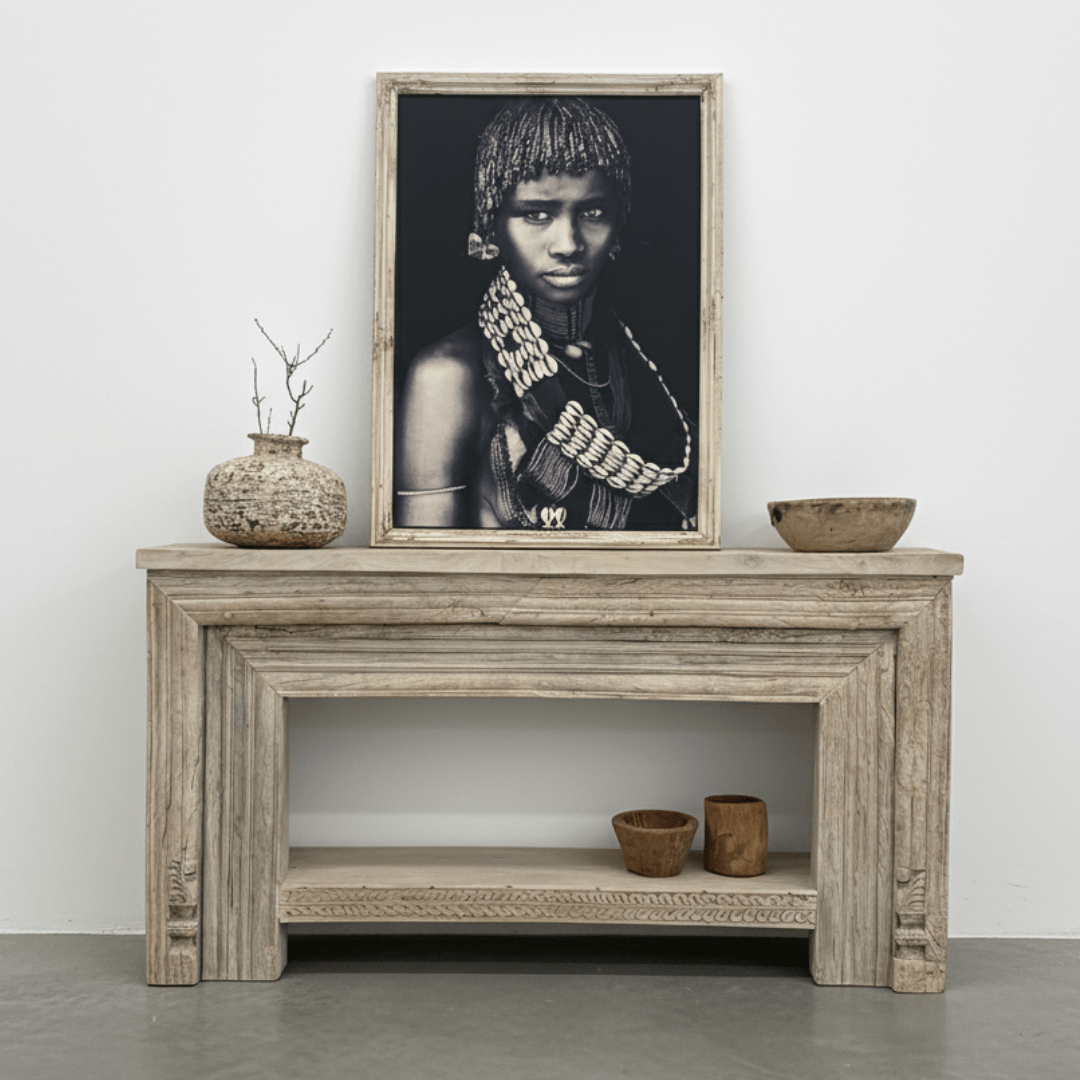 Rustic Column Console - BHM HomeConsoles