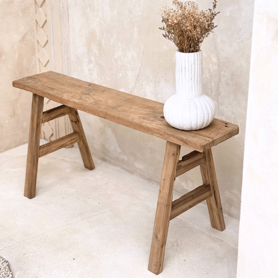Rustic Wooden Bench - Natural PRESALE - BHM HomeStools and Benches