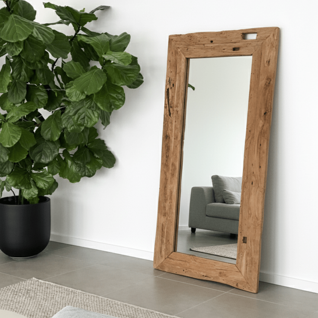Teak Mirror | Style 1 - BHM HomeMirrors and Doors