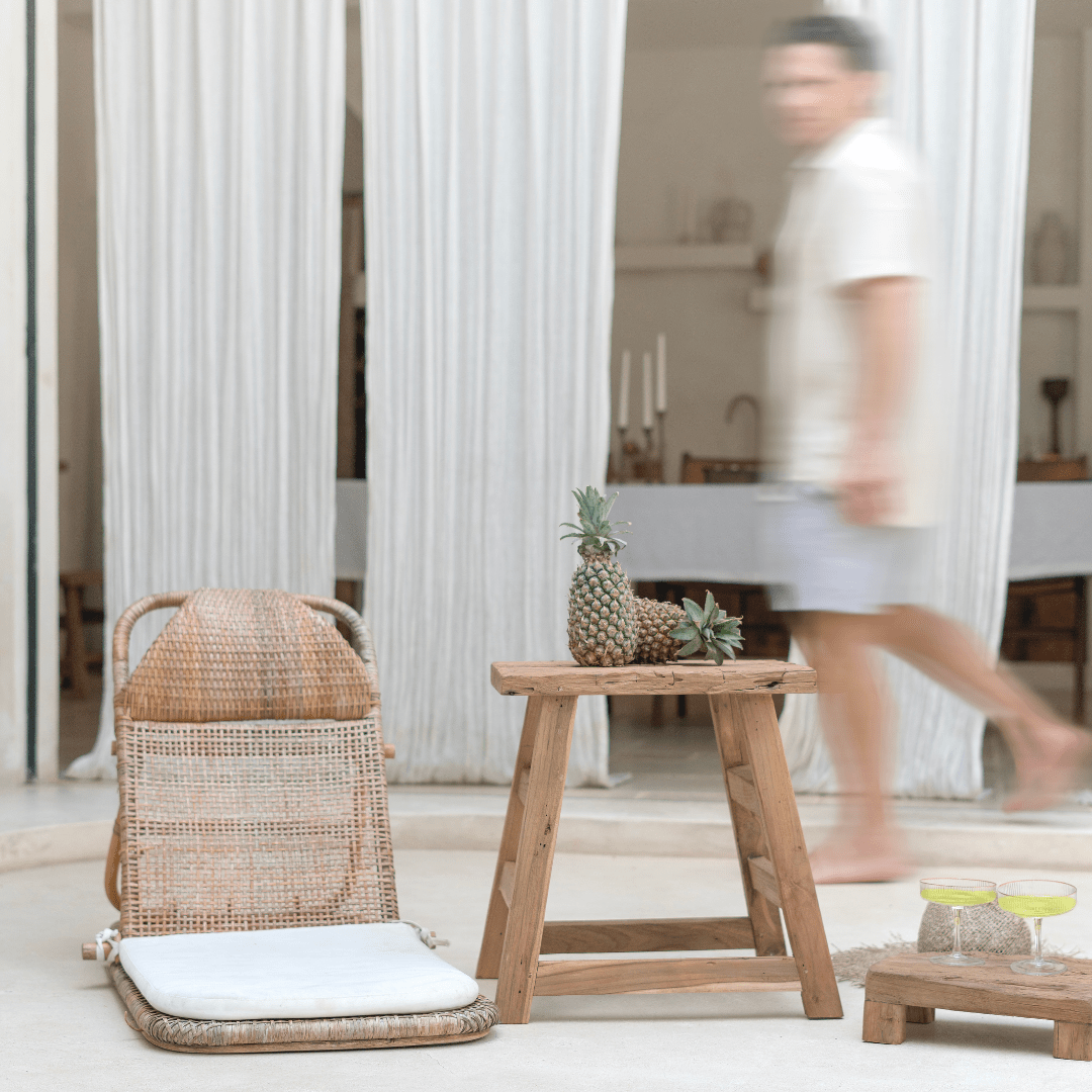 Teak Workers Stool - BHM HomeStools and Benches