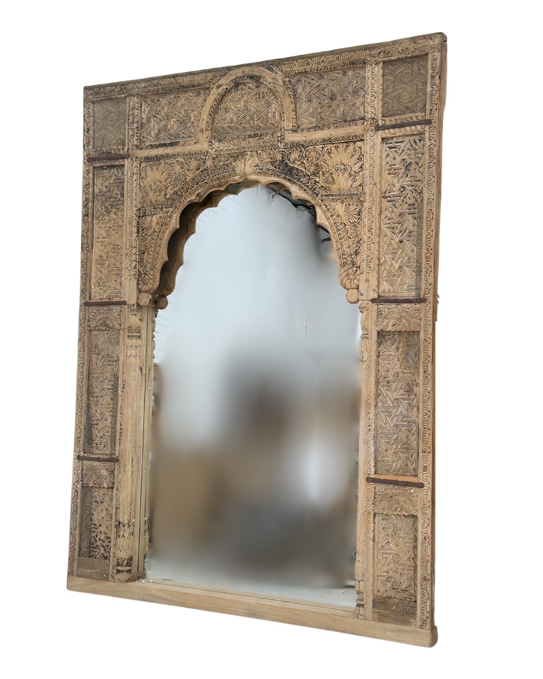 Vintage Handcarved Oversized Mirror - BHM Home