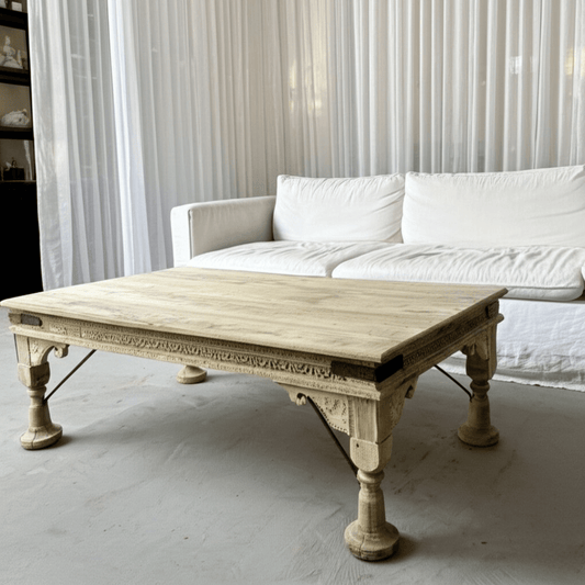 Vintage Indian Coffee Table| PRESALE - BHM HomeConsoles