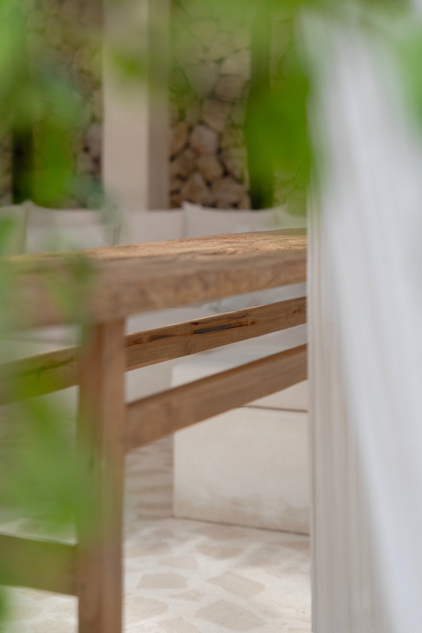 Worn Teak Console - Natural PRESALE - BHM HomeConsoles