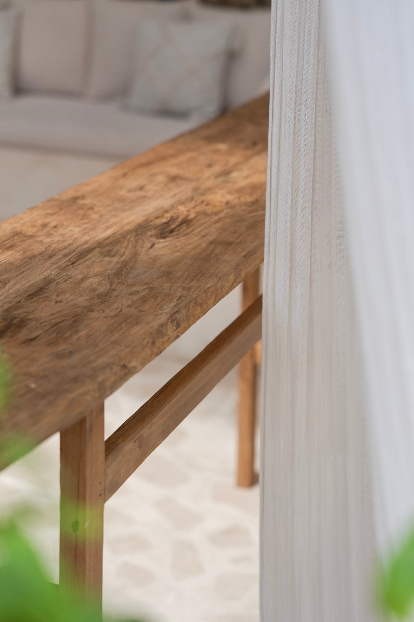 Worn Teak Console - Natural PRESALE - BHM HomeConsoles