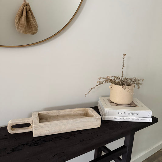Vintage Wooden Tray | Bleach