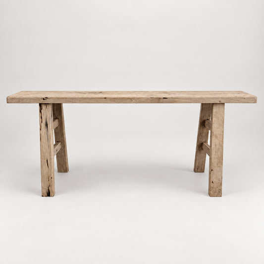Bleach Teak Bench |Style 2