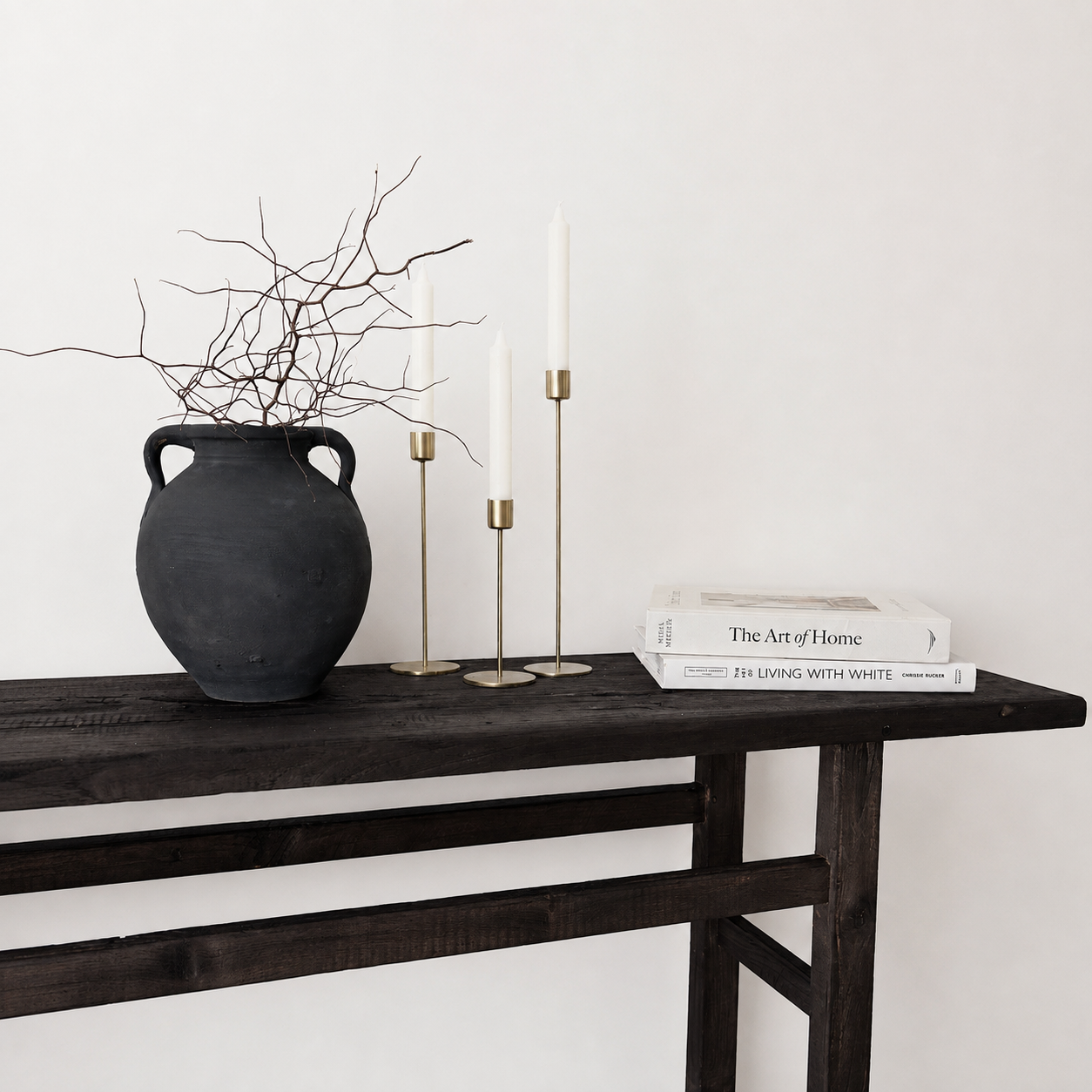 Wabi Sabi Console | Black Japan