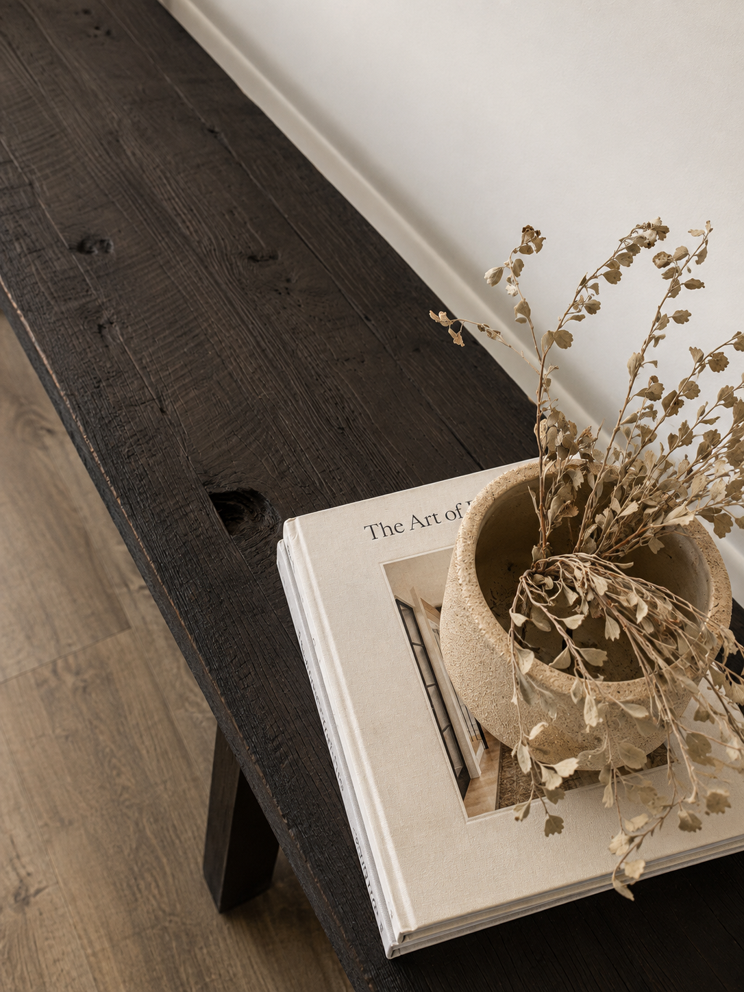 Teak Bench | Charred