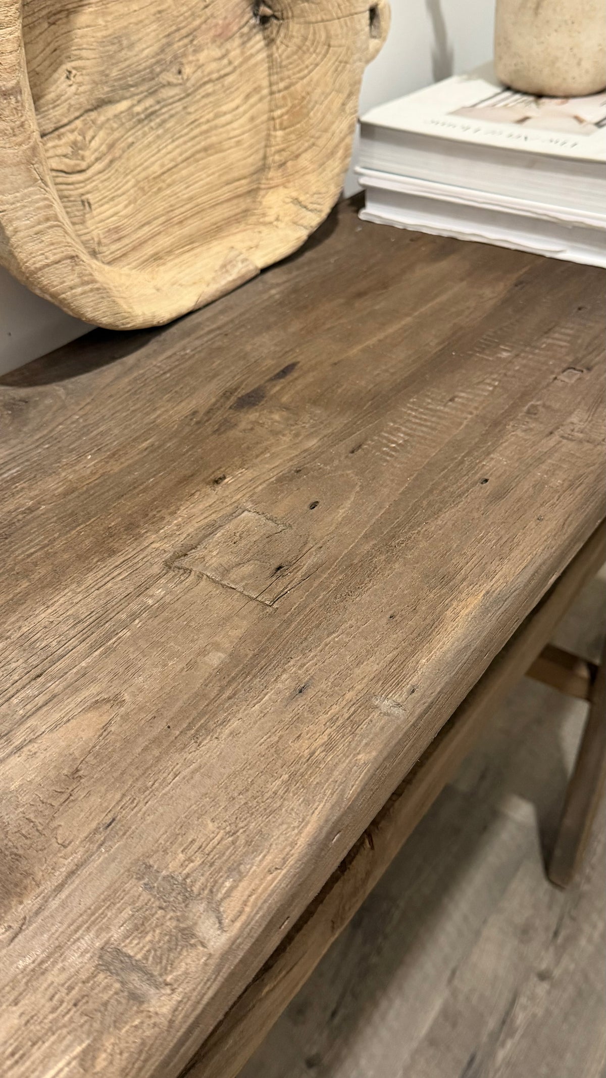 Wabi Sabi Console | Antique Brown