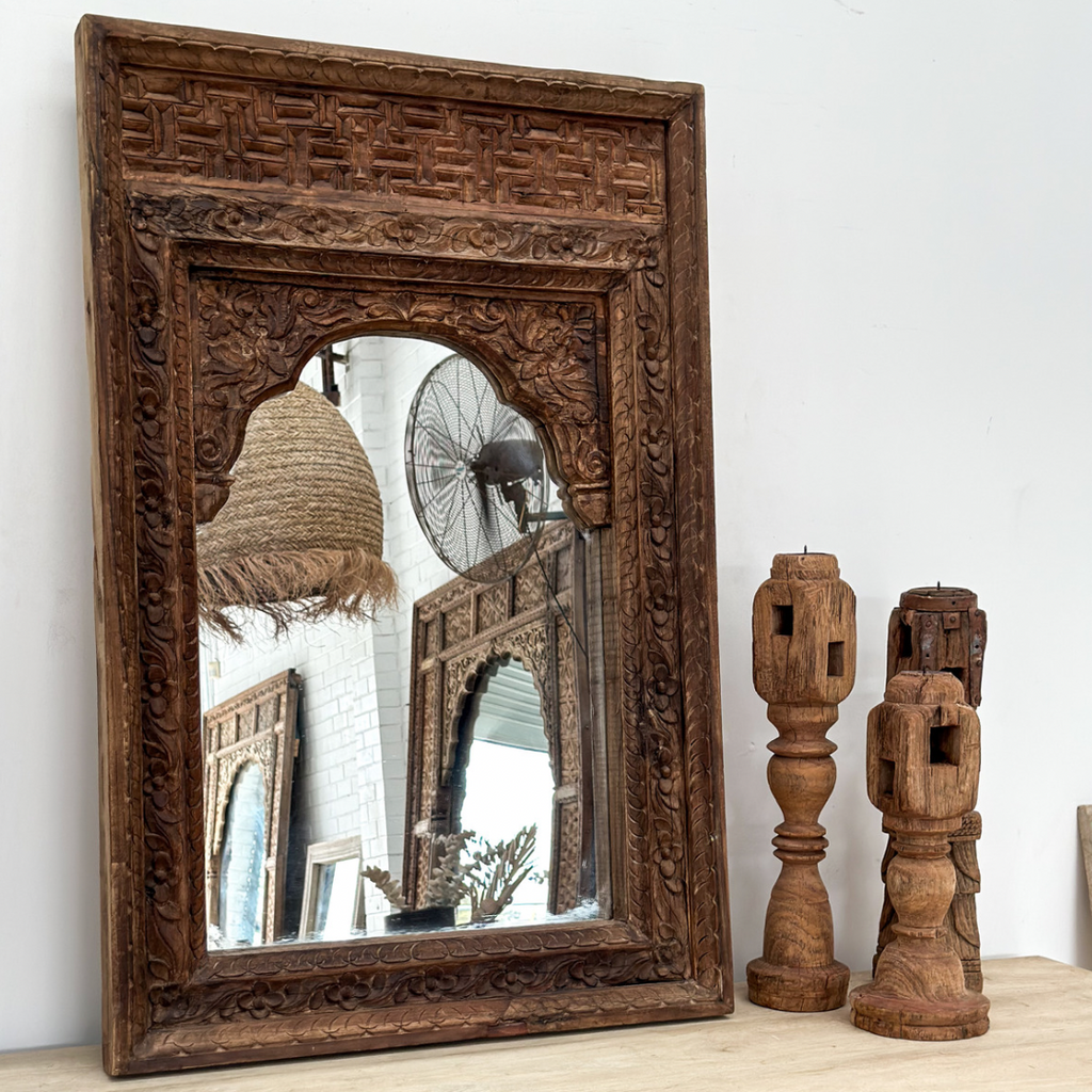 Natural Arch Carved Mirror