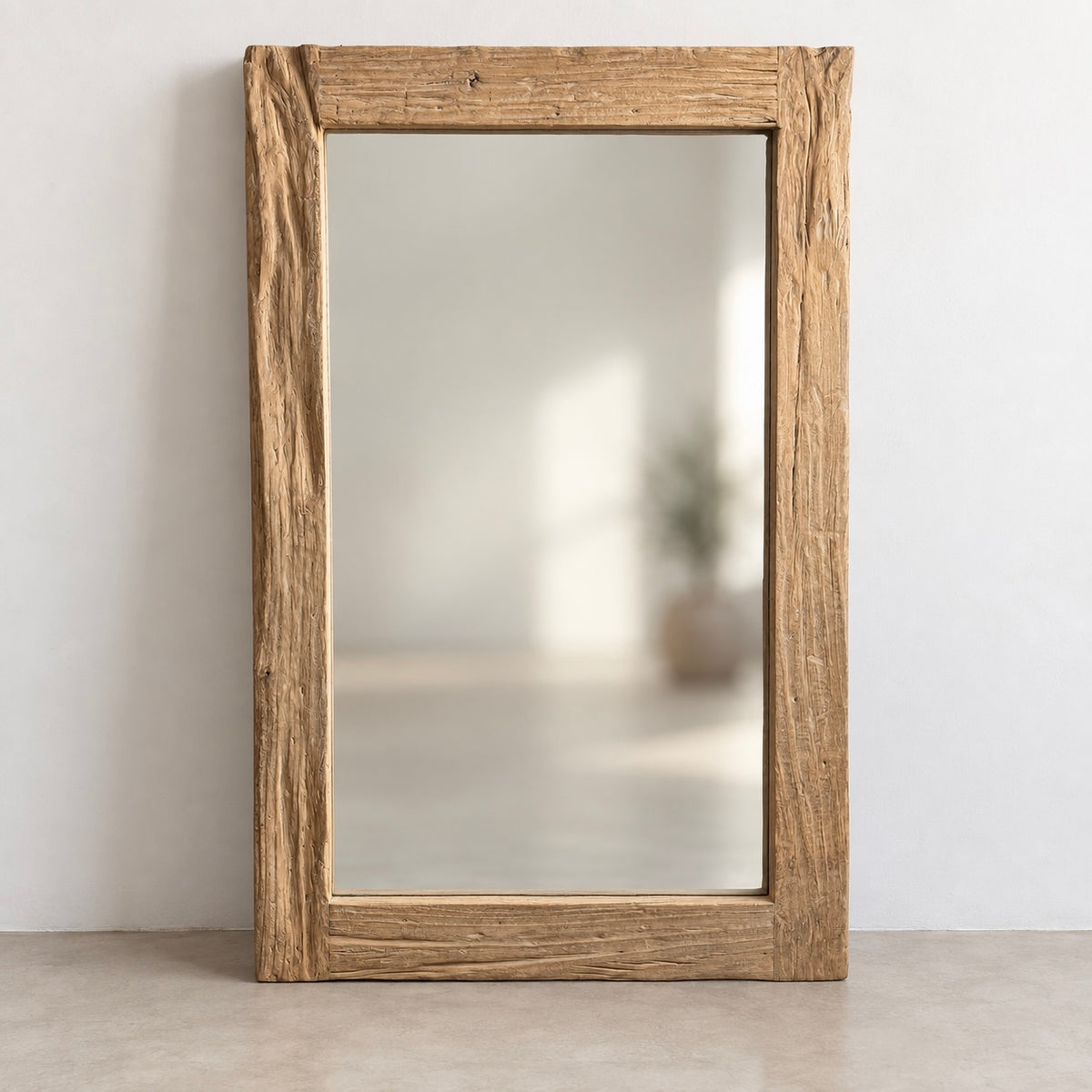 Vintage Elm Mirror