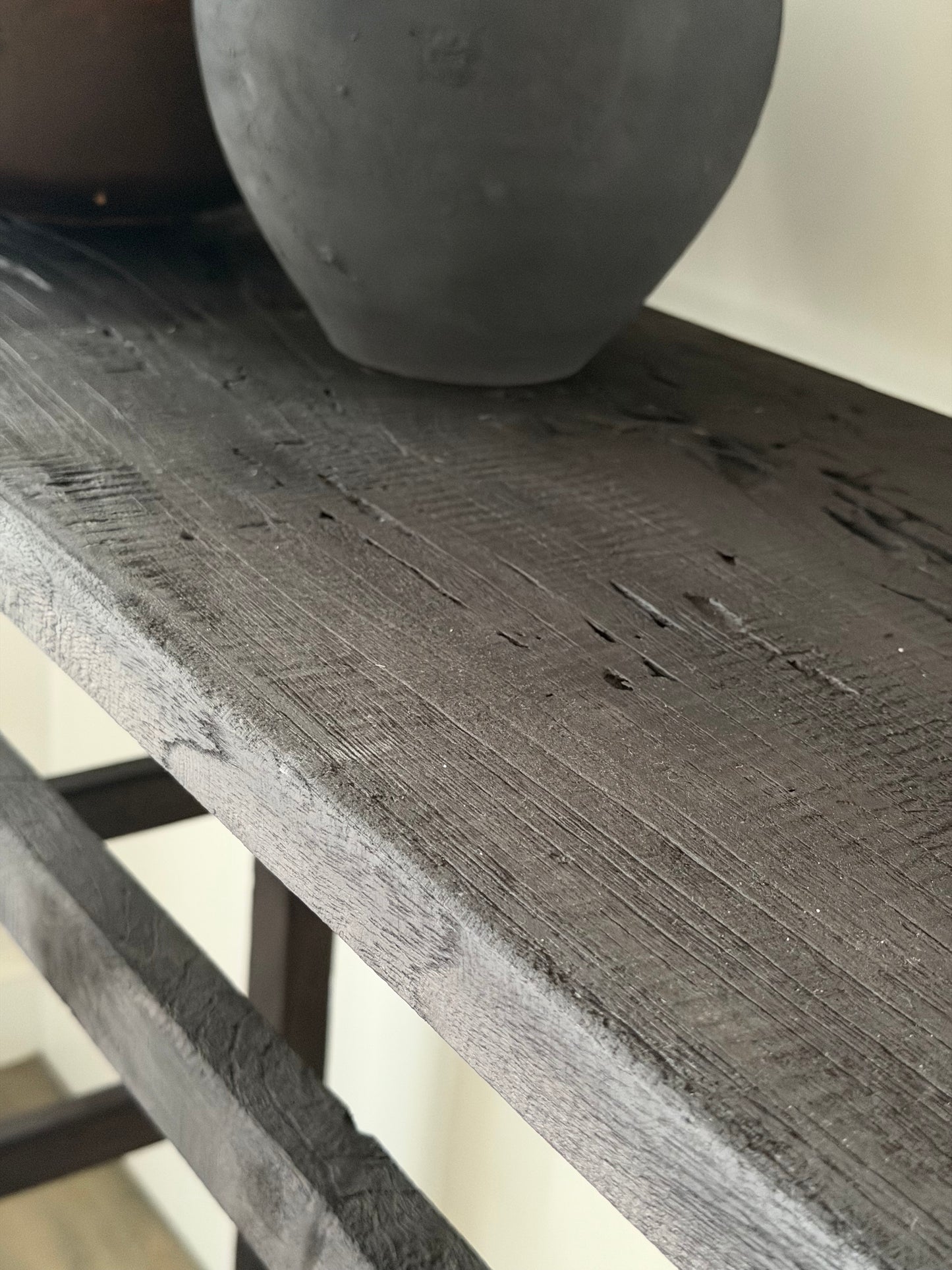 Wabi Sabi Console | Black Japan