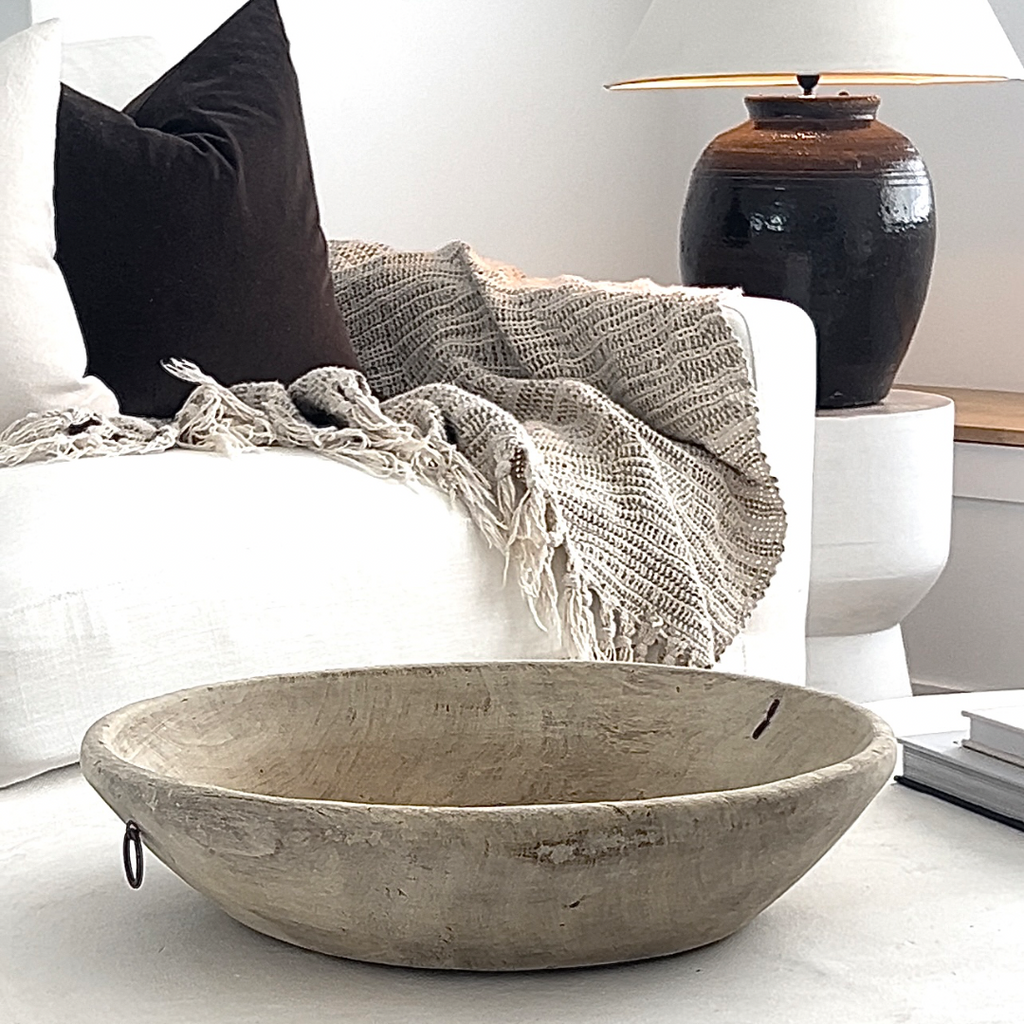 Bleached Rustic Bowl