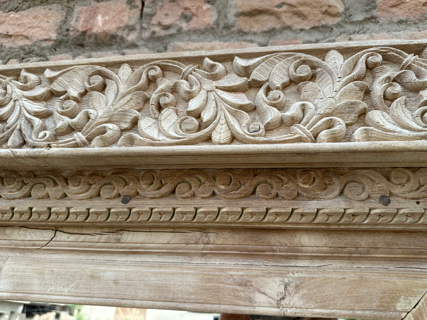 Indian Sundar Mirror - Natural