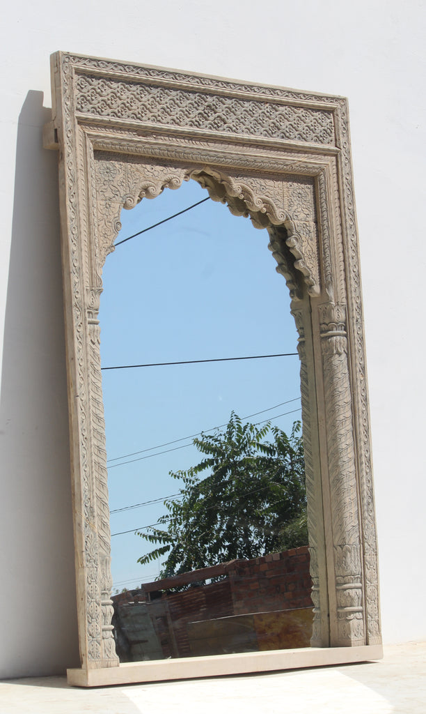 Antique Hand carved Detail Mirror - Presale
