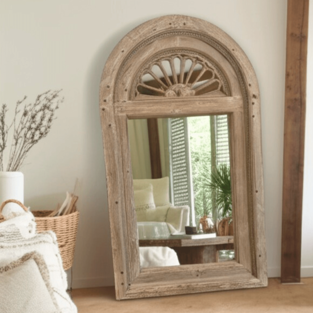 Arched Carved Mirror - BHM HomeMirrors and Doors
