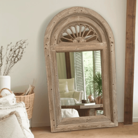 Arched Carved Mirror - BHM HomeMirrors and Doors