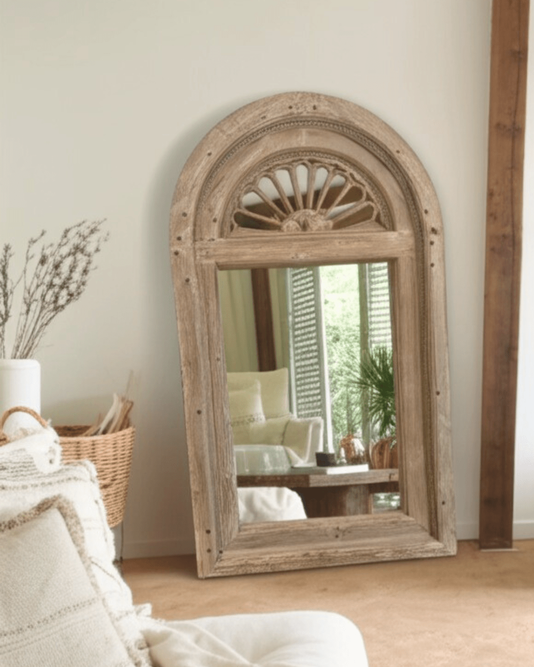 Arched Carved Mirror - BHM HomeMirrors and Doors