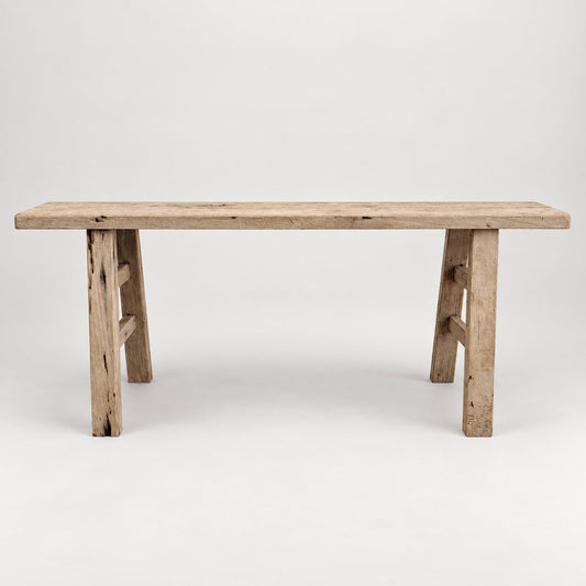 Bleach Teak Bench |Style 2 - BHM HomeStools and Benches