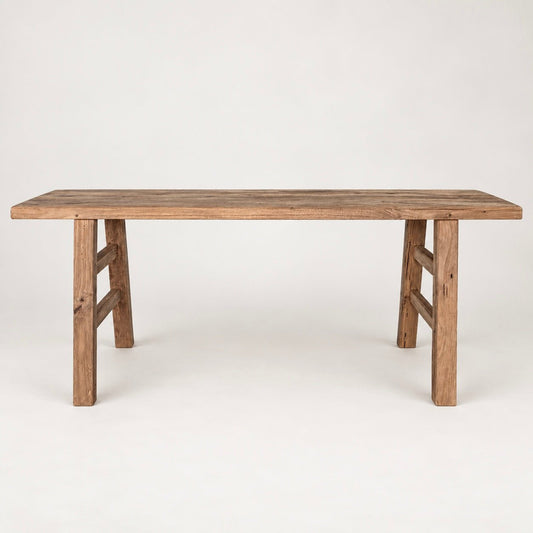 Bleach Teak Bench |Style 5 - BHM HomeStools and Benches