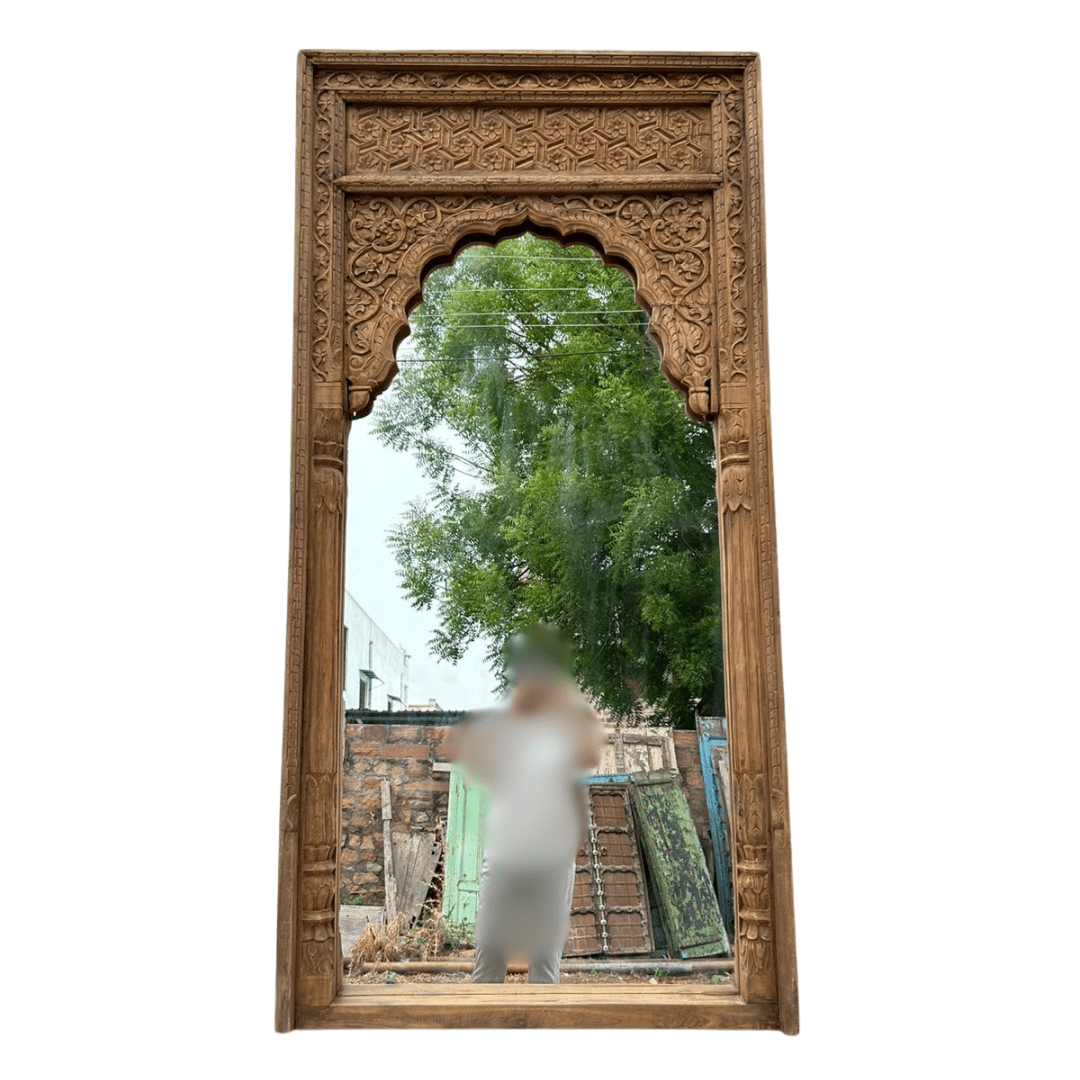 Carved Mirror Natural - PRESALE - BHM Home