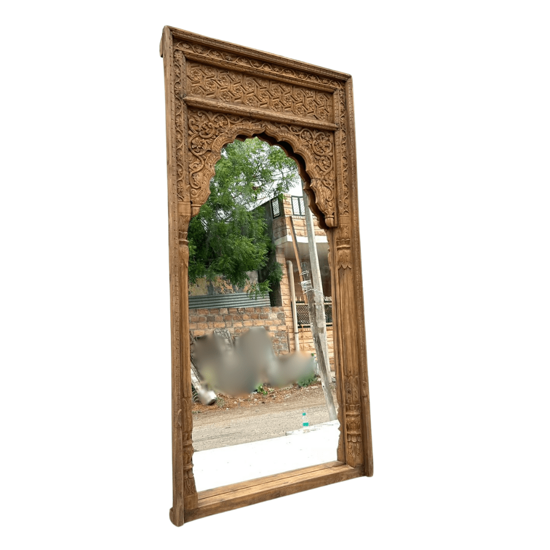 Carved Mirror Natural - PRESALE - BHM Home