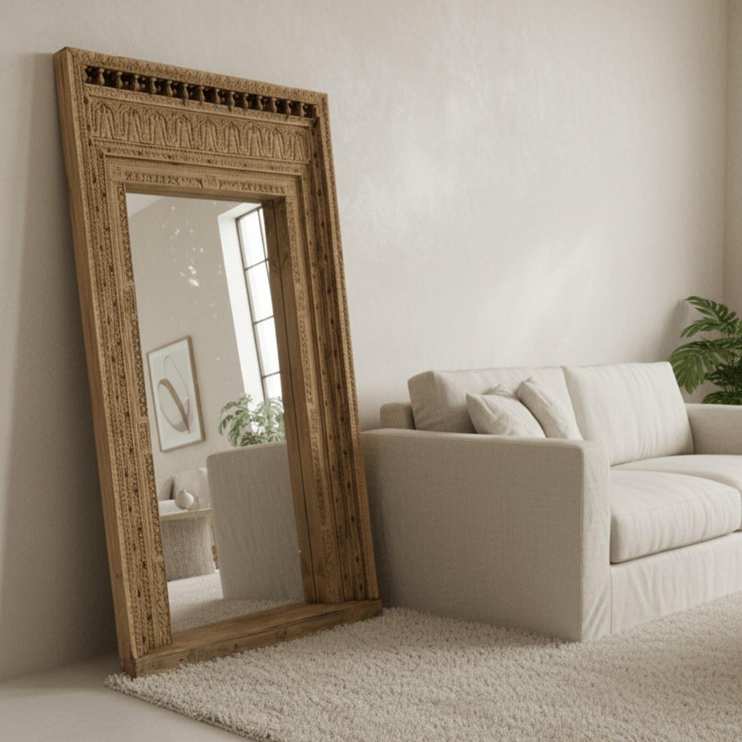 Century Old Indian Mirror - BHM HomeMirrors and Doors