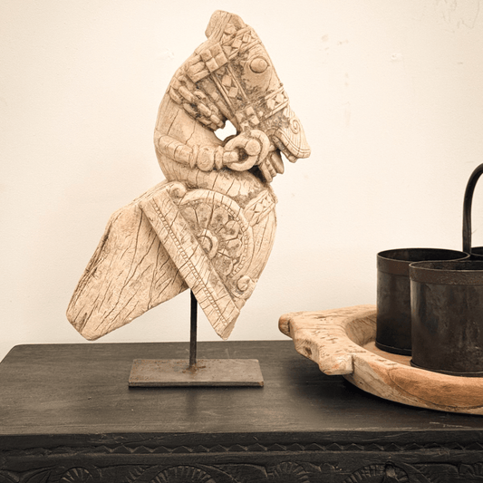 Century Old Wooden Horse | Bleach - BHM HomeCandles