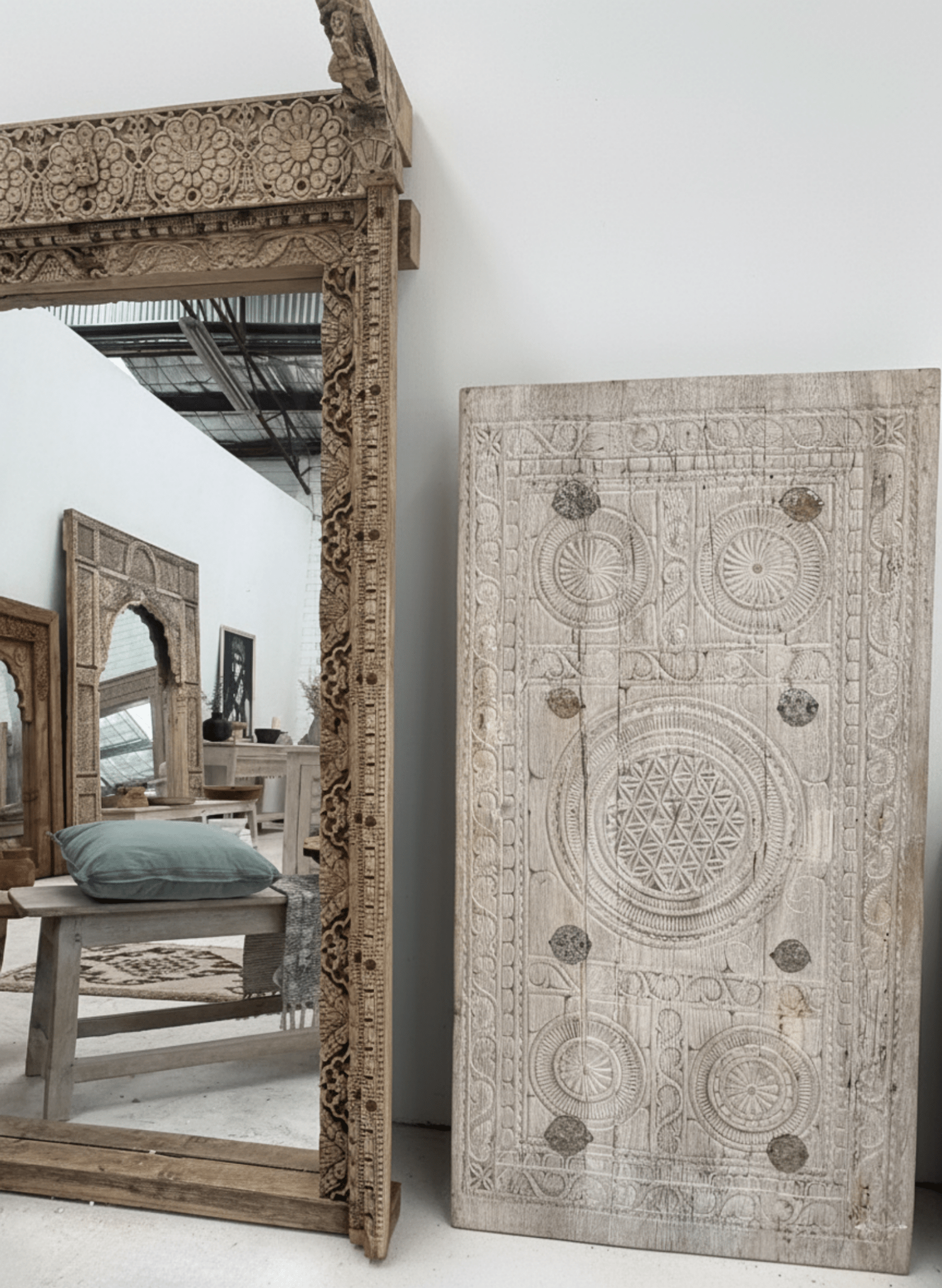 Century Old Wooden Panel - BHM HomeMirrors and Doors