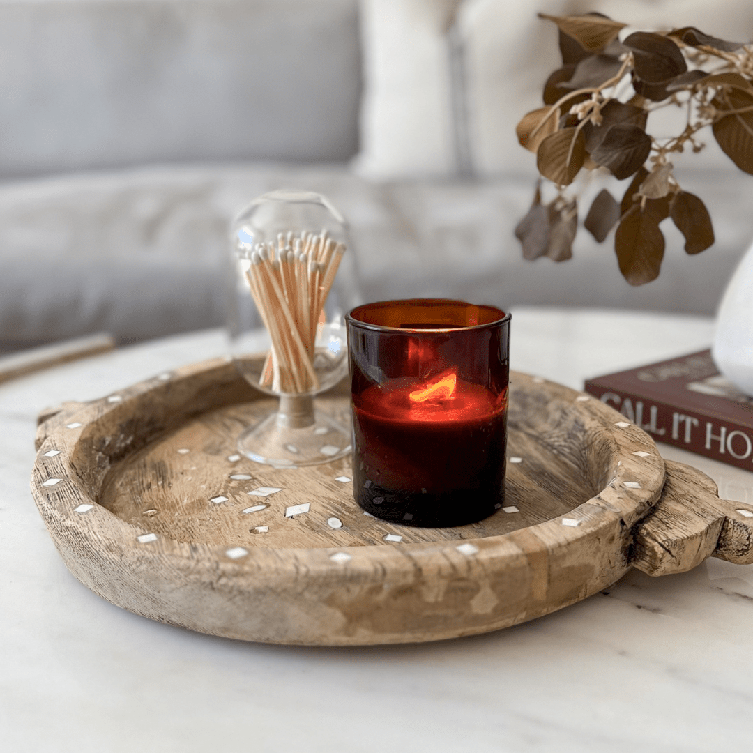 Detailed Vintage Chapati Plate - BHM HomeBoards Bowls and Trays