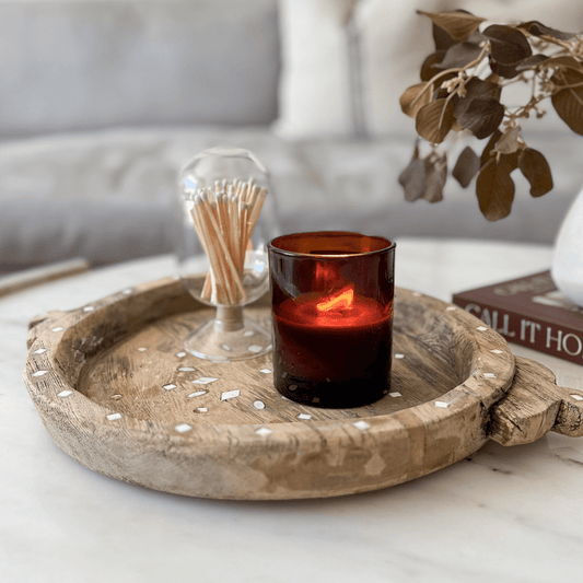 Detailed Vintage Chapati Plate - BHM HomeBoards Bowls and Trays