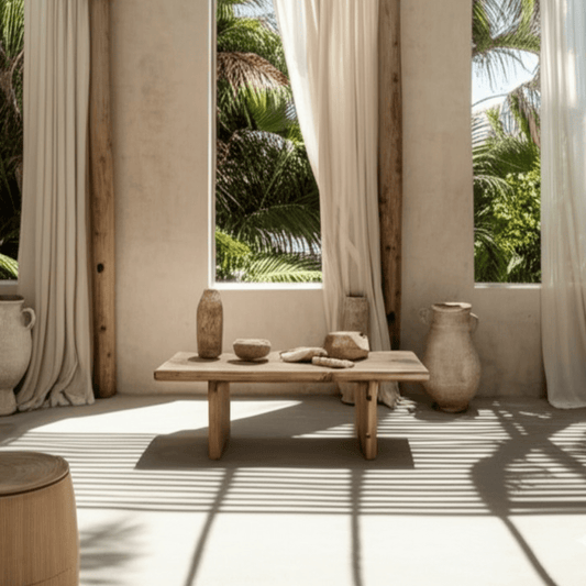 Farmhouse Coffee Table - Natural - BHM HomeConsoles