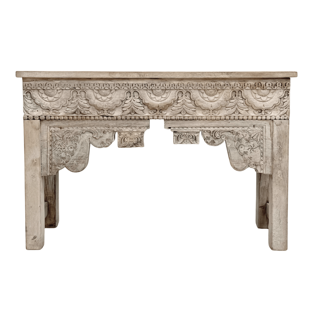 Handcarved Wooden Console - BHM HomeConsoles