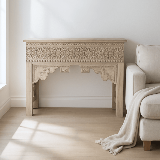 Handcarved Wooden Console | PRESALE - BHM HomeConsoles