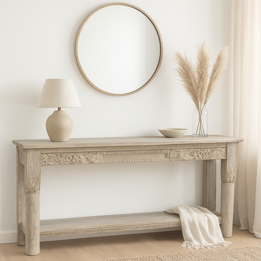Vintage Column Wooden Console | PRESALE