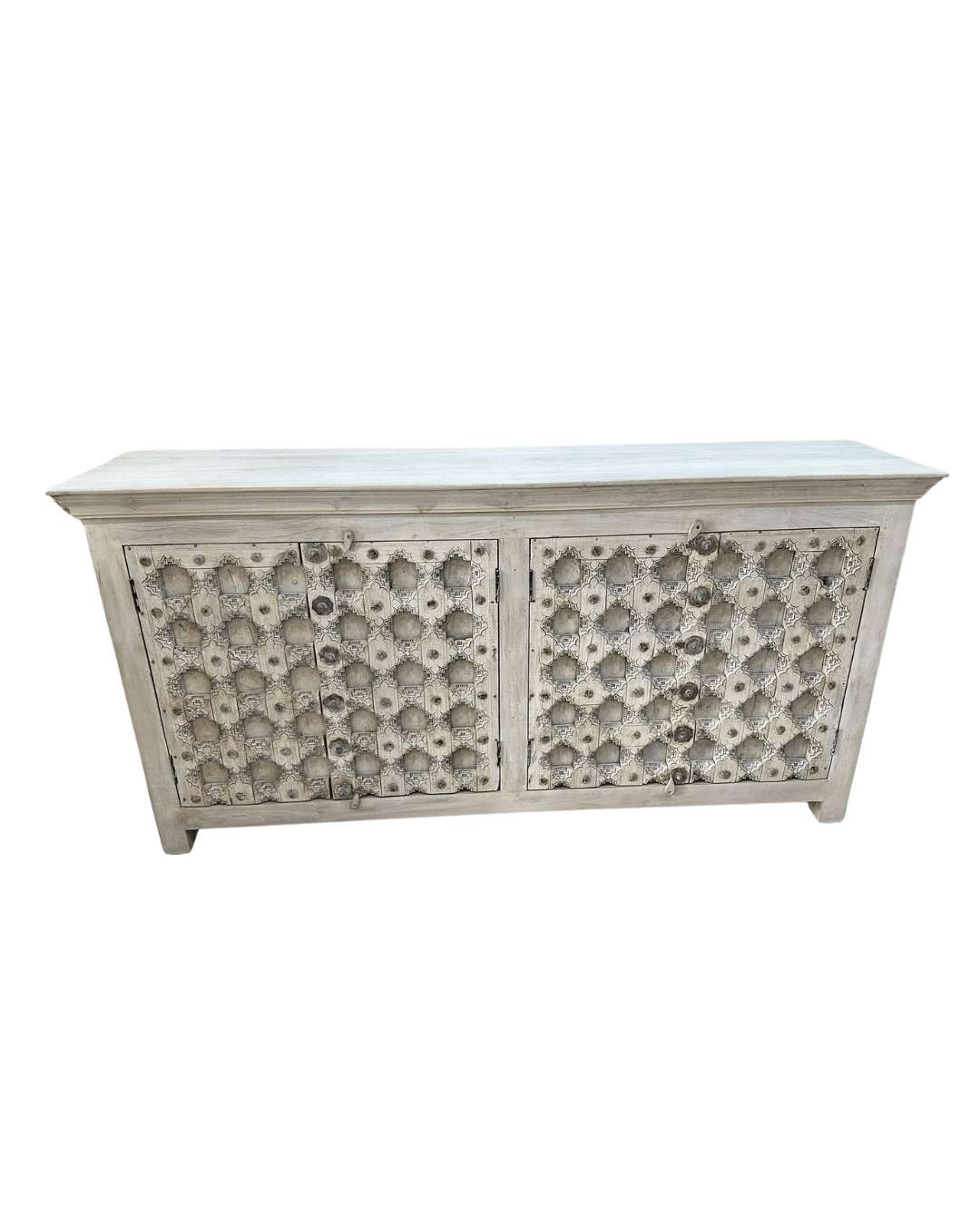 Jatil 4 Door Sideboard - Whitewash - BHM HomeConsoles